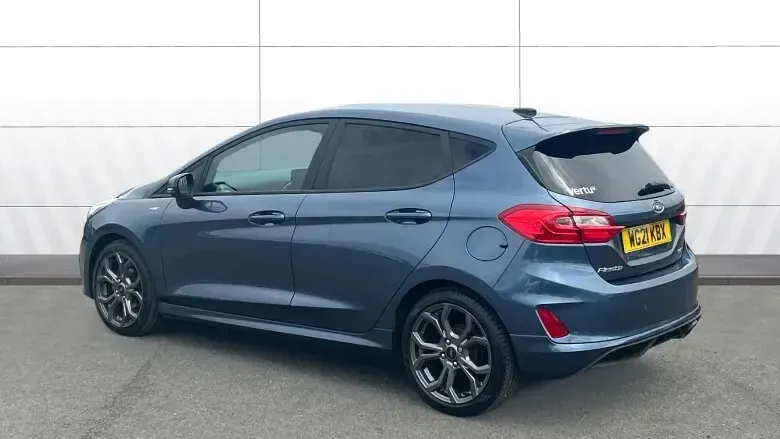 Used Ford Fiesta ST-Line 125 HP (91 kW) 2021 Blue Hatchback