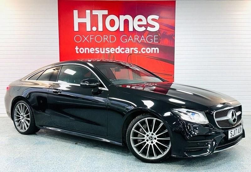 Used Mercedes E220 AMG line 2017 Black Coupe
