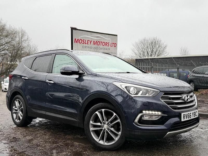 Blue Used 2016 Hyundai Santa Fe Premium SE SUV | £9,990 (Fair price) - Image 1/4