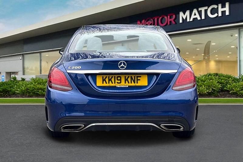 Used Mercedes C200 AMG Line Premium 2019 Blue Sedan