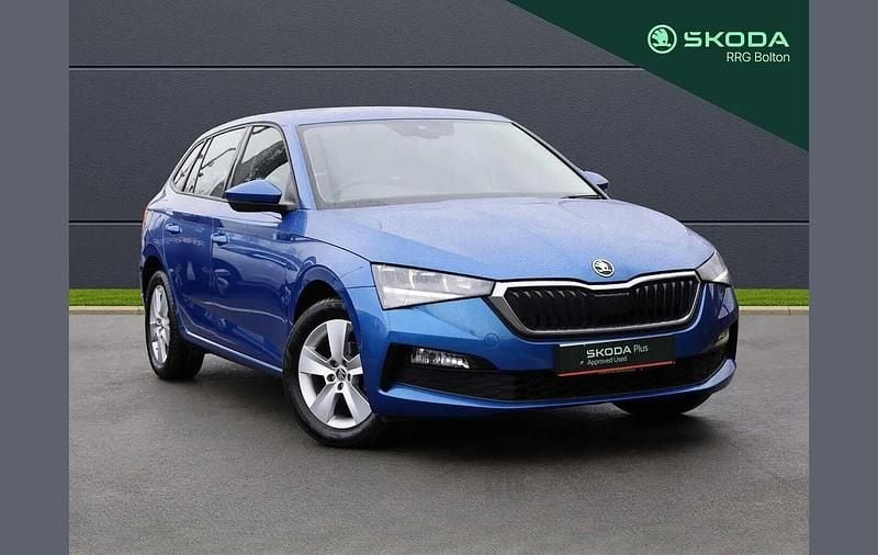 Used Skoda Scala SE 94 HP (69 kW) 2024 Race blue metallic Hatchback
