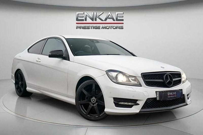 White Used 2014 Mercedes C220 Sport Edition Coupe | £6,495 (Super price) - Image 1/1