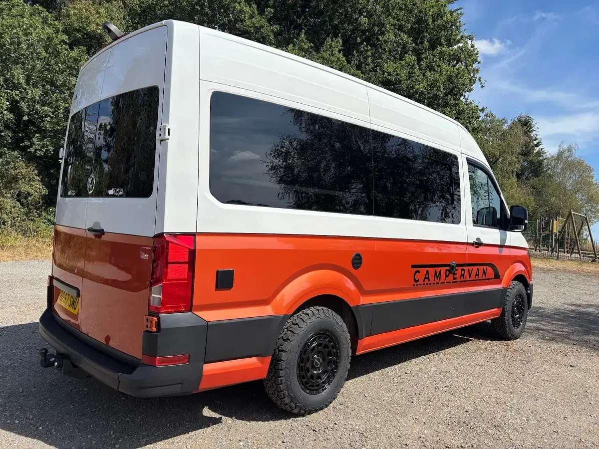 Used VW Crafter Startline 102 HP (75 kW) 2018 Red/white Van