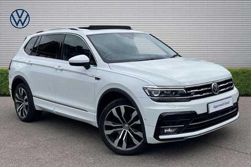 Used VW Tiguan Allspace R-line 150 HP (110 kW) 2020 White SUV