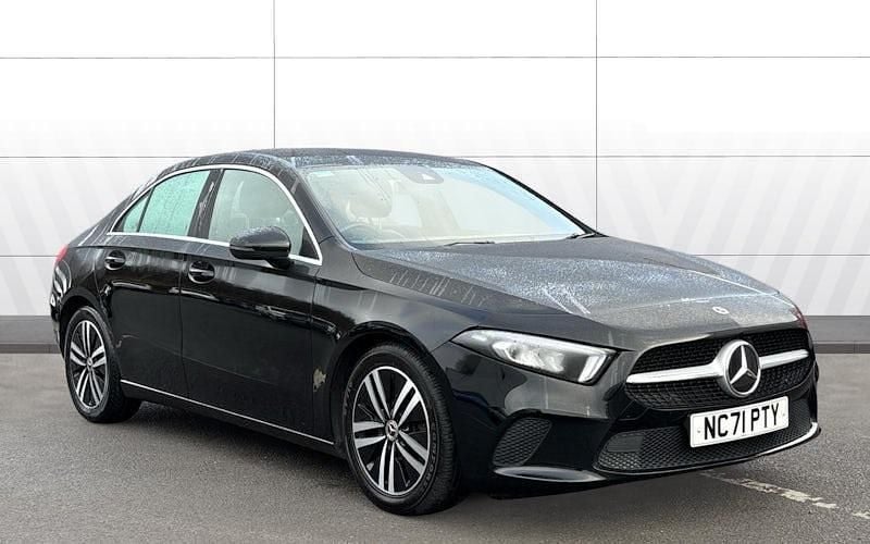 Black Used 2021 Mercedes A180 Sedan | £18,729 (Fair price) - Image 1/4