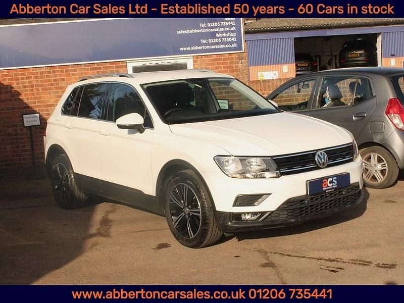 Used VW Tiguan SE 125 HP (91 kW) 2018 White SUV
