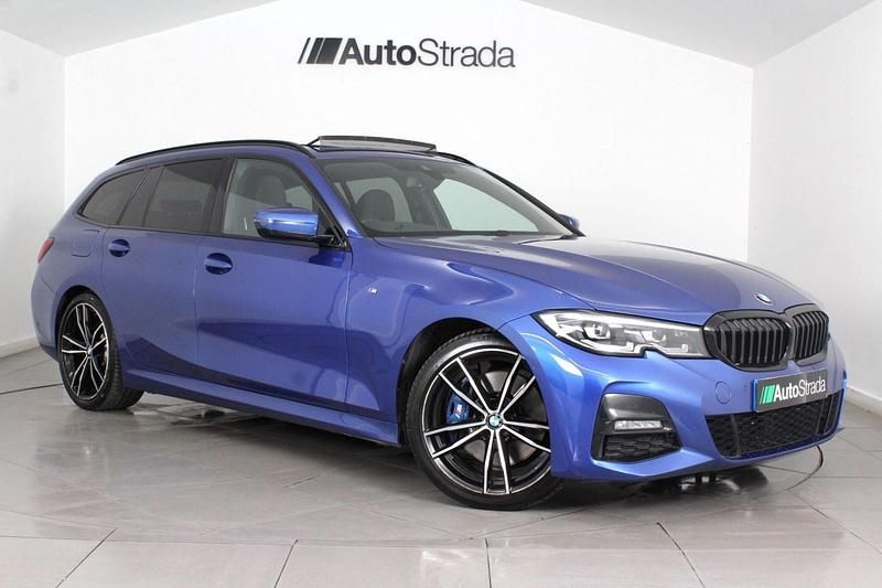 Blue Used 2020 BMW 320 M Sport Estate | £19,849 (Fair price) - Image 1/3