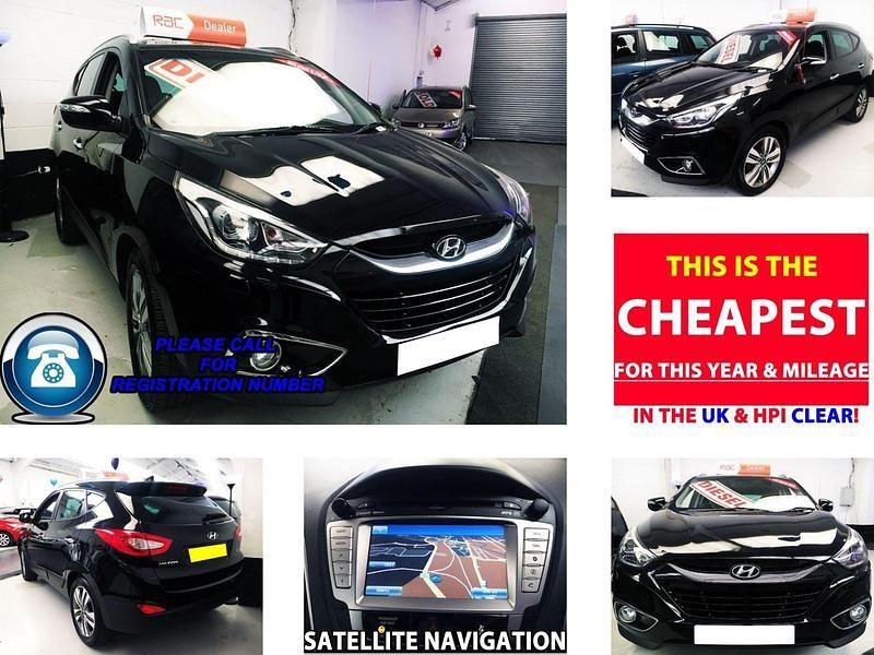 Black Used 2015 Hyundai ix35 SE SUV | £5,785 (Fair price) - Image 1/4