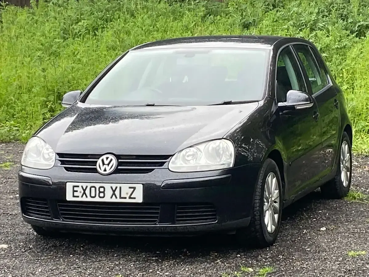 Used VW Golf V Match 105 HP (77 kW) 2008 Black Hatchback