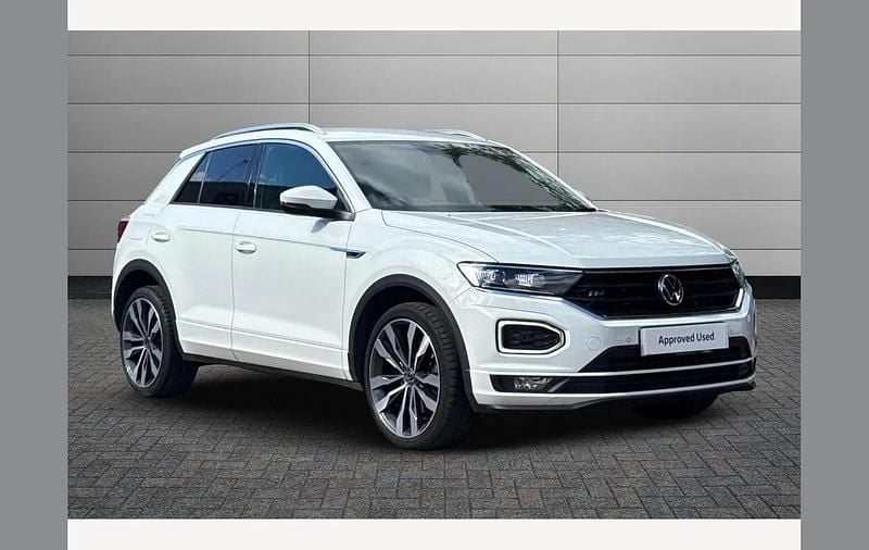 White Used 2021 VW T-Roc R-line SUV | £18,790 (Fair price) - Image 1/3