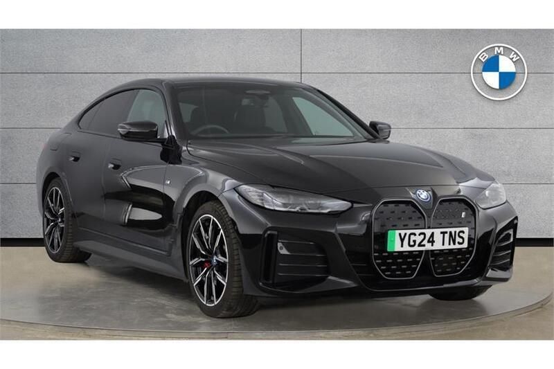 Black Used 2024 BMW i4 M Sport Sedan | £42,395 (Good price) - Image 1/4