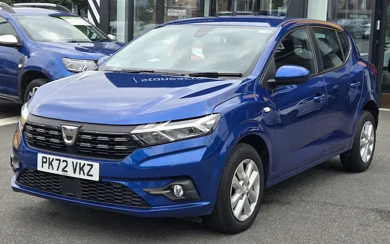 Used Dacia Sandero Comfort 91 HP (66 kW) 2022 Blue Hatchback