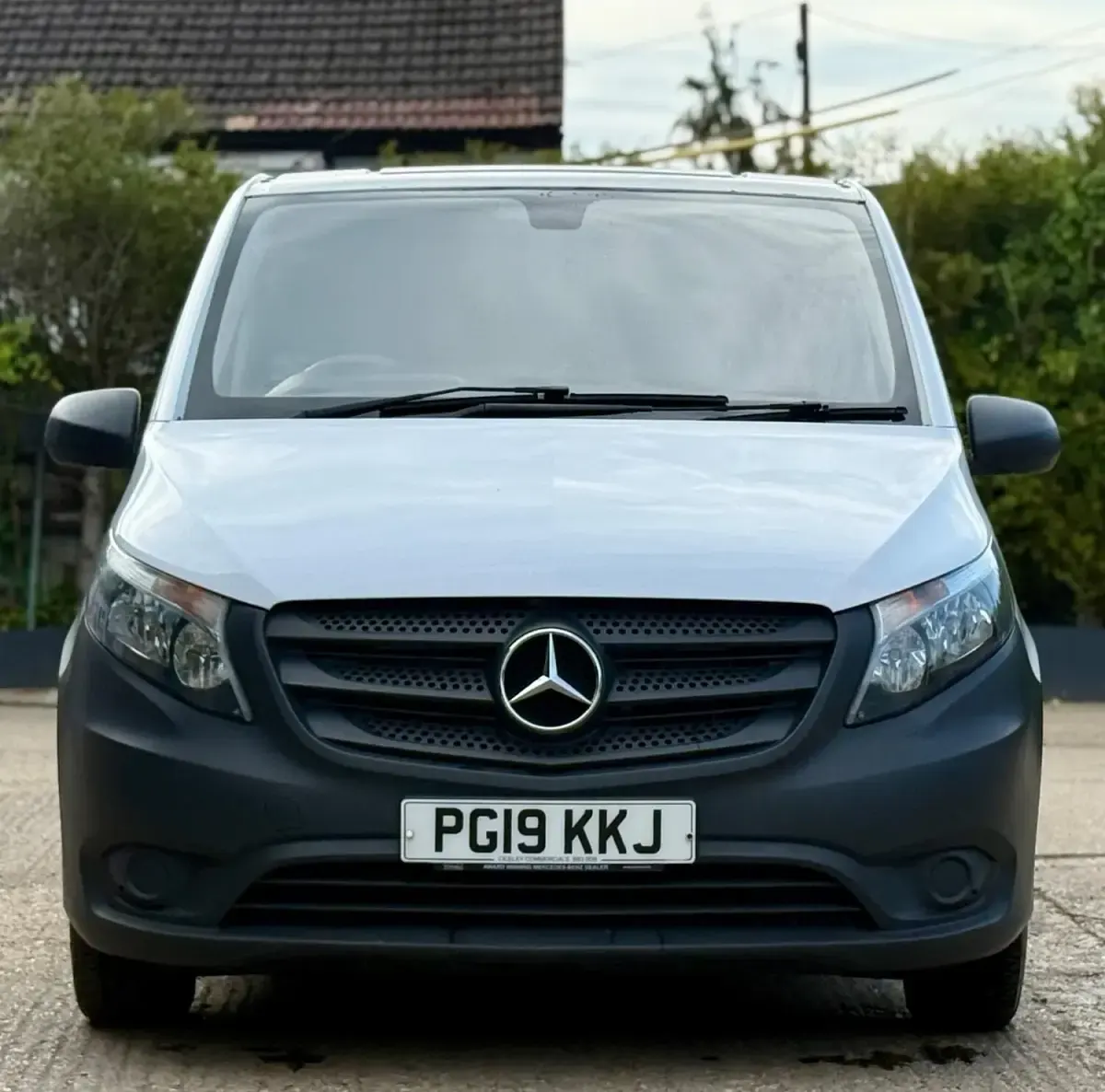 Begagnad Mercedes Vito 2019 Vit Van
