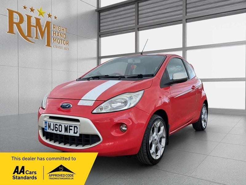 Used Ford Ka Zetec 2010 Red Hatchback