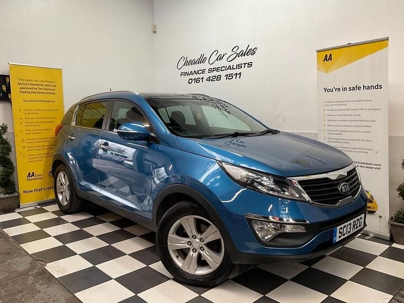 Used Kia Sportage 114 HP (83 kW) 2013 Blue SUV