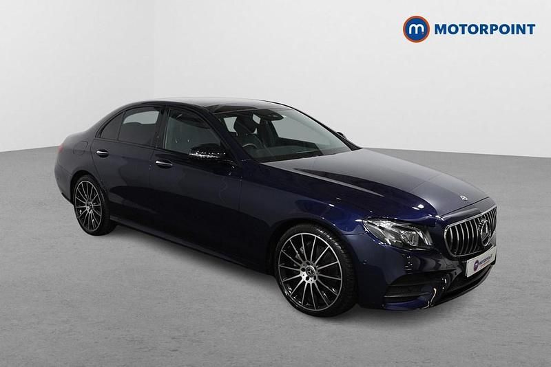 Blue Used 2020 Mercedes E220 AMG line Sedan | £27,699 (Expensive) - Image 1/4