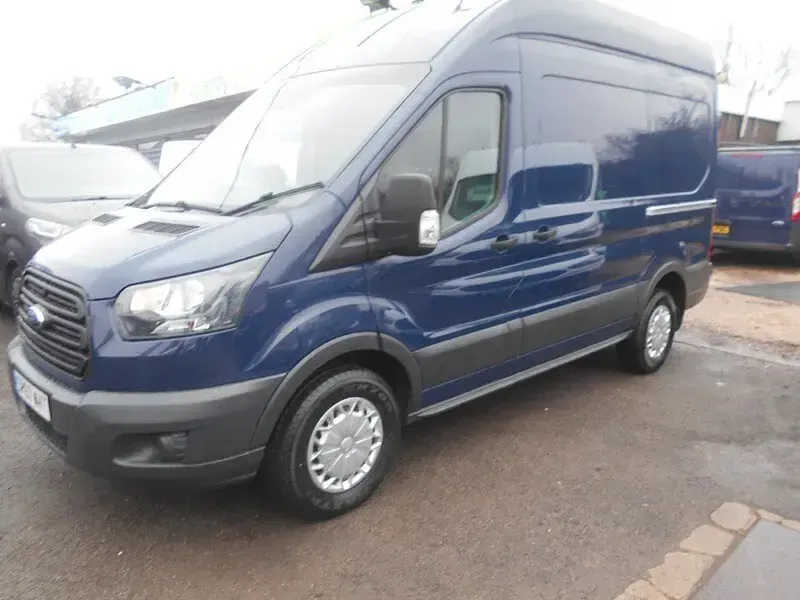 Used Ford Transit 130 HP (95 kW) 2017 Blue Van