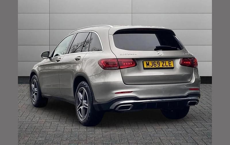 Used Mercedes GLC220 AMG line 191 HP (140 kW) 2019 Silver SUV