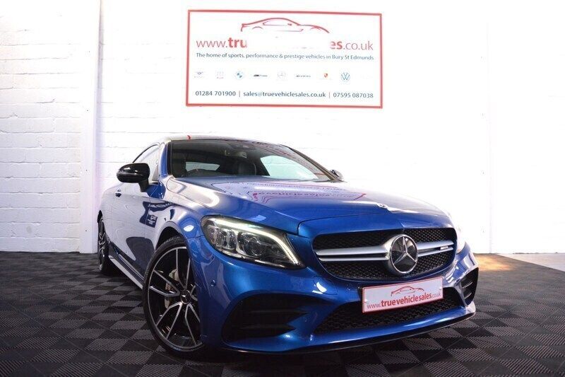 Blue Used 2023 Mercedes C43 AMG Premium Plus Coupe | £40,000 (Good price) - Image 1/4