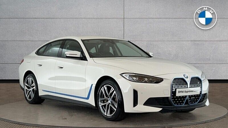 White Used 2022 BMW i4 Sport Line Sedan | £27,490 - Image 1/4