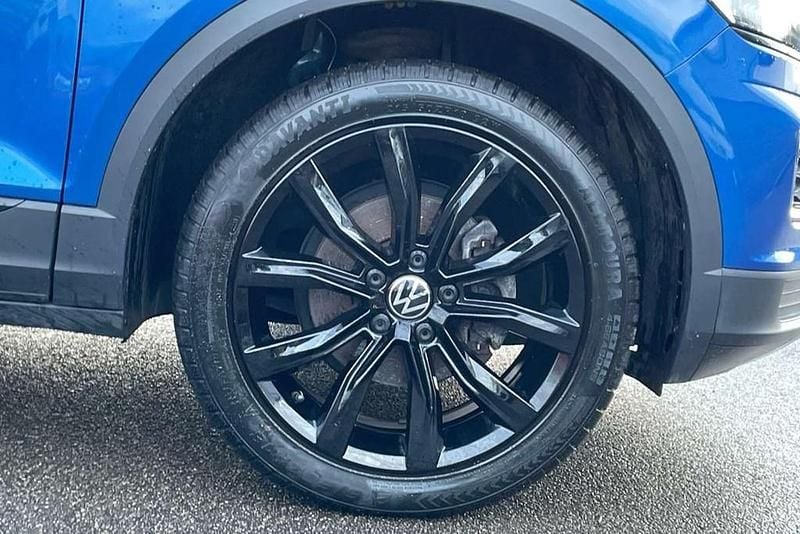 Used VW T-Roc Black Edition 110 HP (80 kW) 2021 Blue SUV
