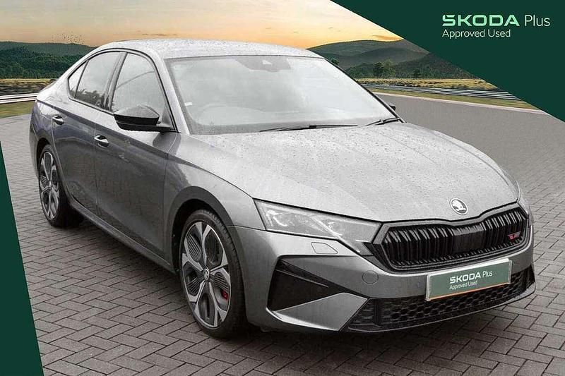 Graphite grey metallic Used 2024 Skoda Octavia vRS Hatchback | £32,147 - Image 1/4