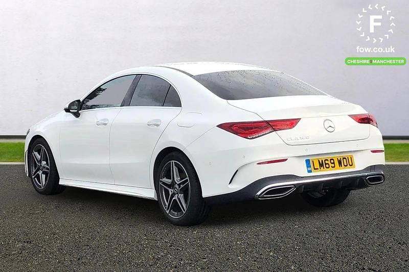 Used Mercedes CLA180 AMG Line Premium 136 HP (100 kW) 2020 White Sedan