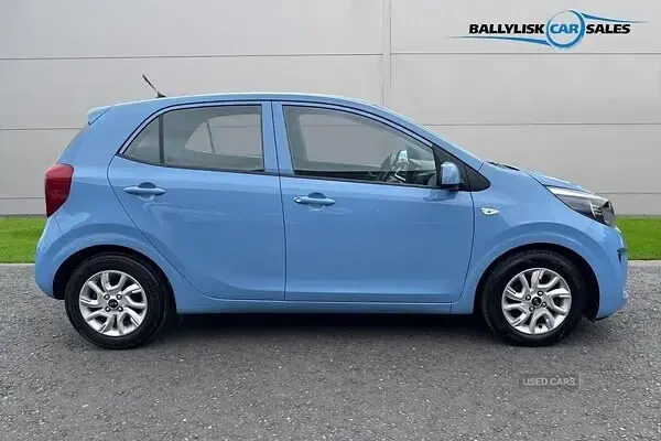 Used Kia Picanto 66 HP (48 kW) 2018 Blue Hatchback