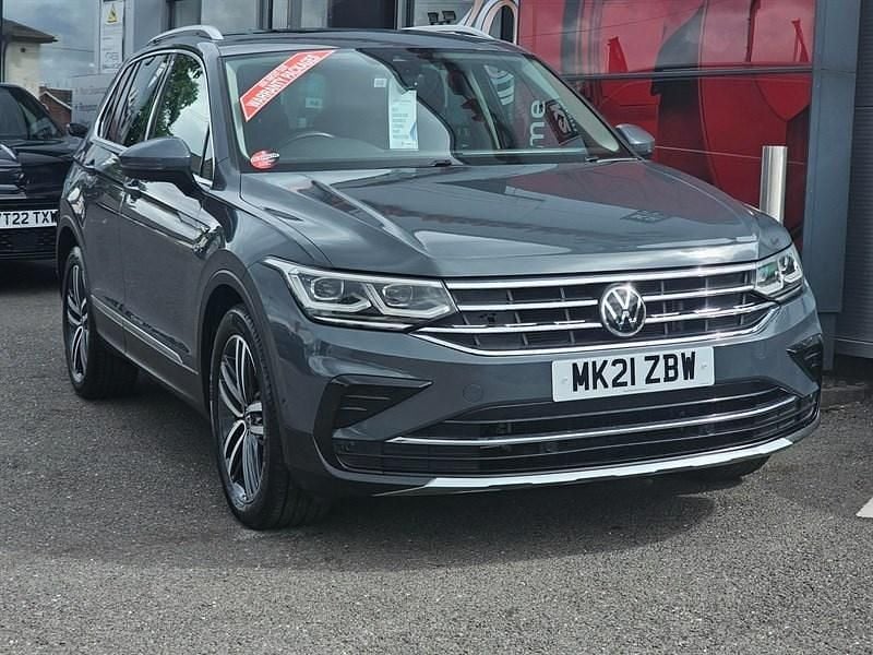 Grey Used 2021 VW Tiguan Elegance SUV | £18,000 (Good price) - Image 1/4