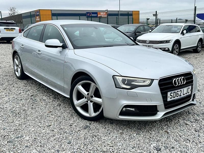 Silver Used 2012 Audi A5 S-Line Hatchback | £5,195 (Expensive) - Image 1/4