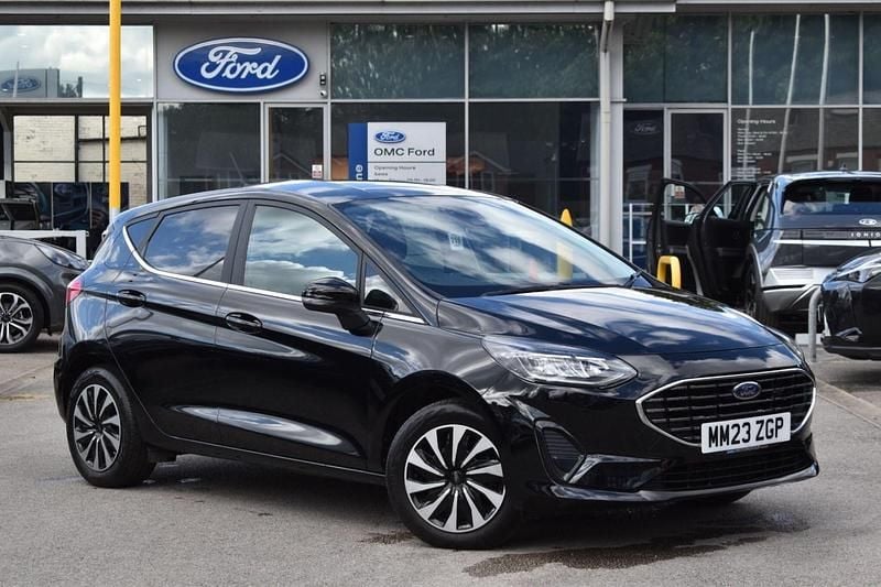 Black Used 2023 Ford Fiesta Titanium Hatchback | £13,280 (Good price) - Image 1/4