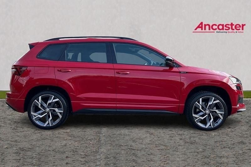 Used Skoda Karoq SportLine 150 HP (110 kW) 2024 Red SUV