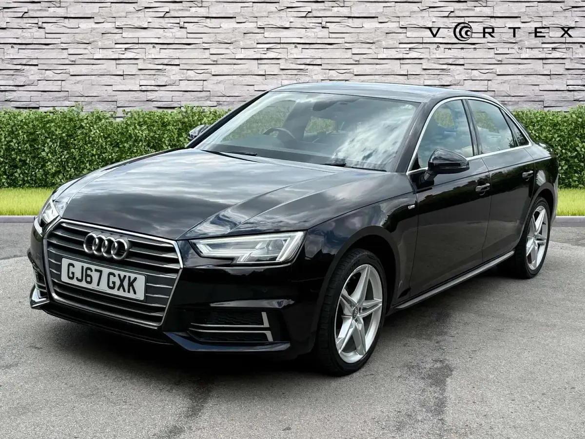 Used Audi A4 S-Line 150 HP (110 kW) 2017 Black Sedan
