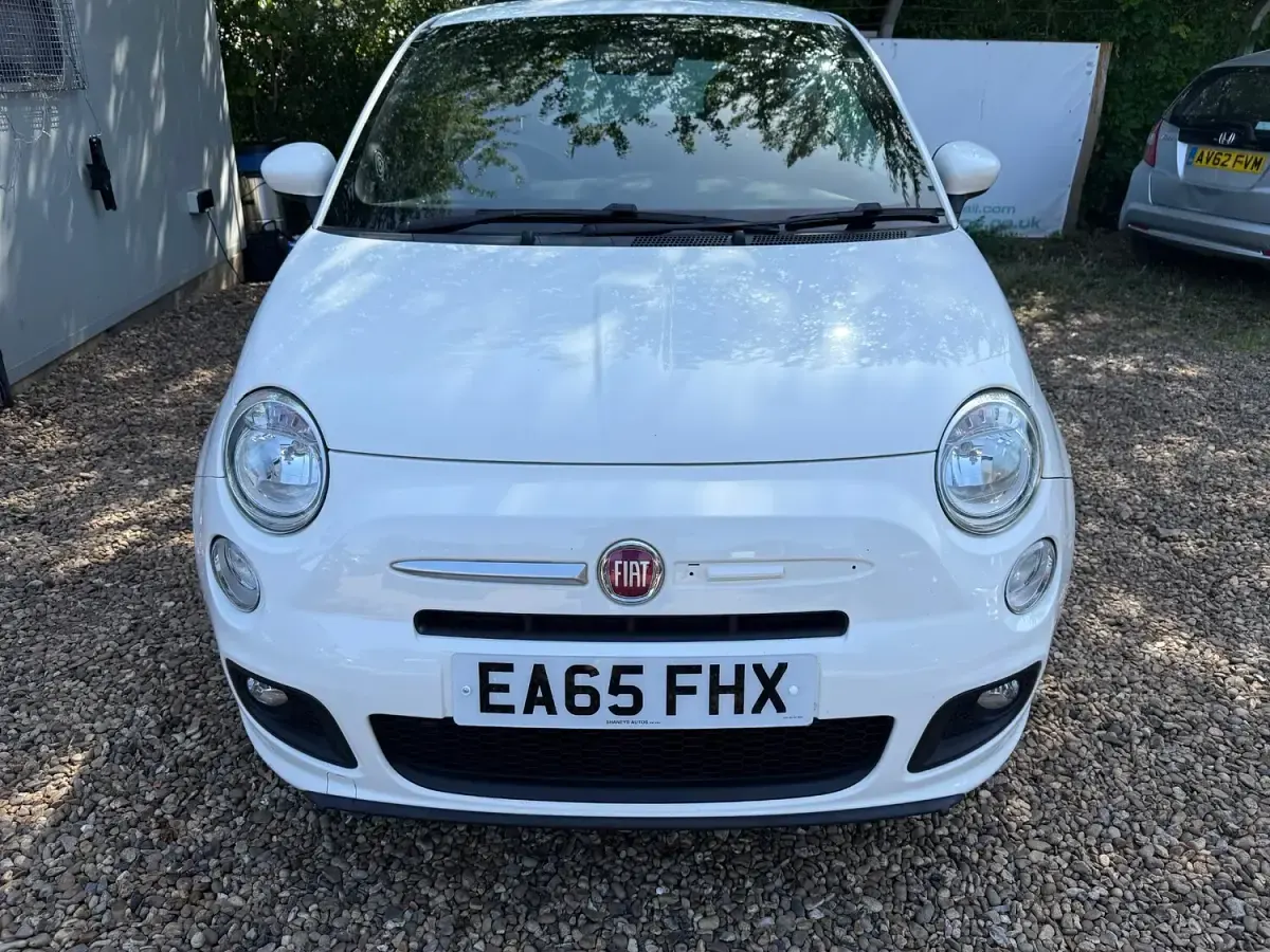 Used Fiat 500 S 69 HP (50 kW) 2015 White Hatchback