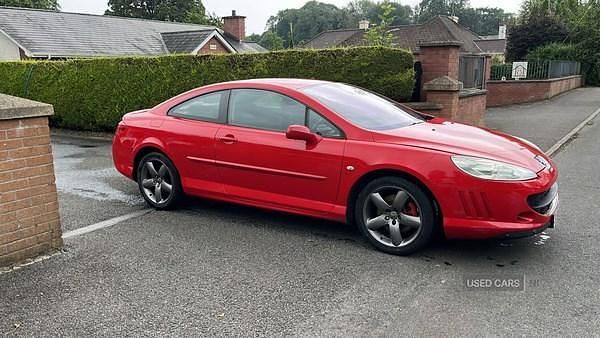 Red Used 2008 Peugeot 407 Coupe Coupe | £2,375 - Image 1/4