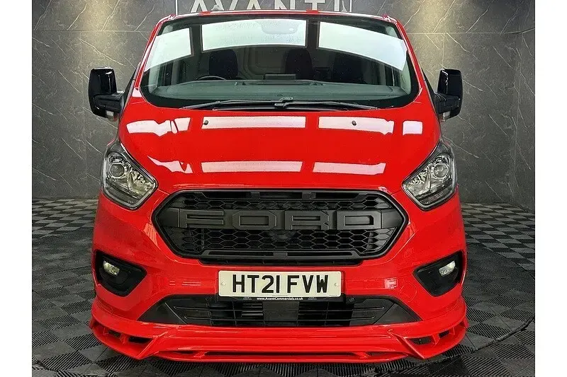Used Ford Transit Custom Trend 130 HP (95 kW) 2021 Red Van
