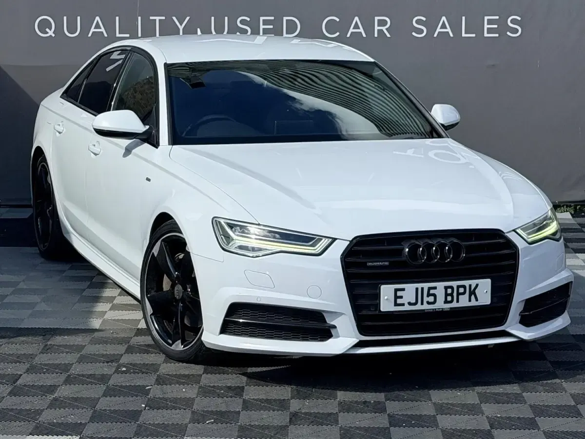 Used Audi A6 Black Edition 2015 White Sedan