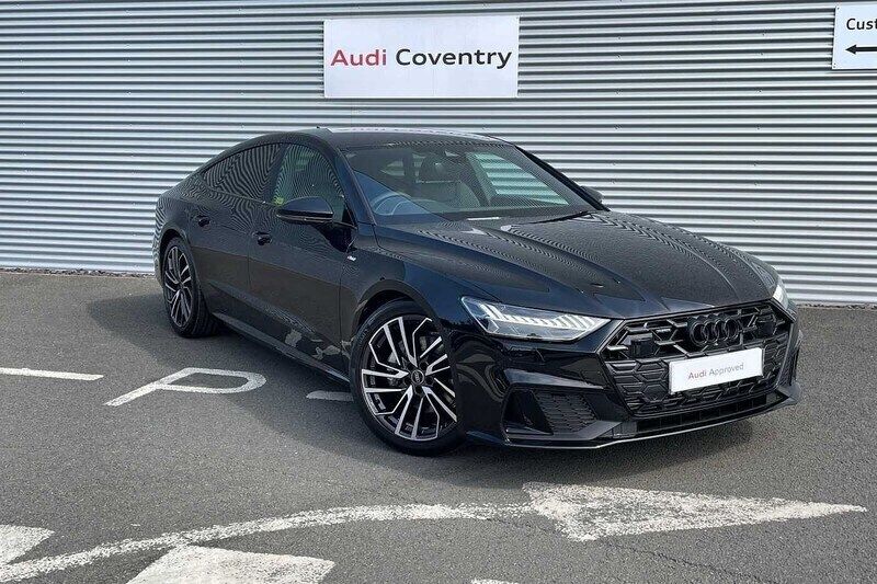 Mythos black metallic New 2025 Audi A7 Black Edition Hatchback | £52,490 - Image 1/4