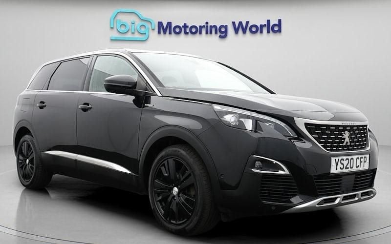 Used Peugeot 5008 GT-line 131 HP (96 kW) 2020 Black Estate