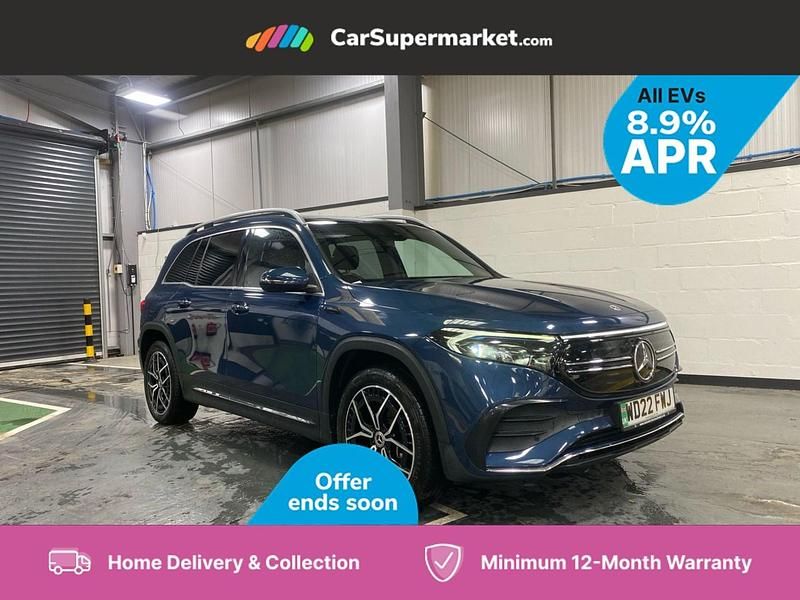 Blue Used 2022 Mercedes EQB350 AMG Line Premium SUV | £27,197 (Fair price) - Image 1/3