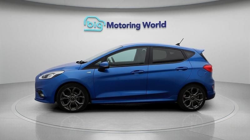 Used Ford Fiesta ST-Line 125 HP (91 kW) 2019 Blue Hatchback