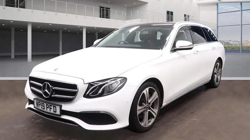 Used Mercedes E220 Premium 2019 White Estate