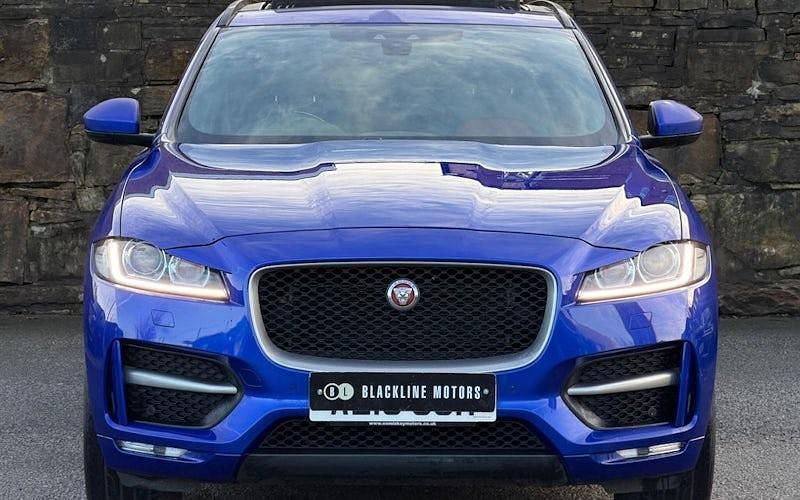 Used Jaguar F-Pace R-Sport 180 HP (132 kW) 2019 Blue SUV