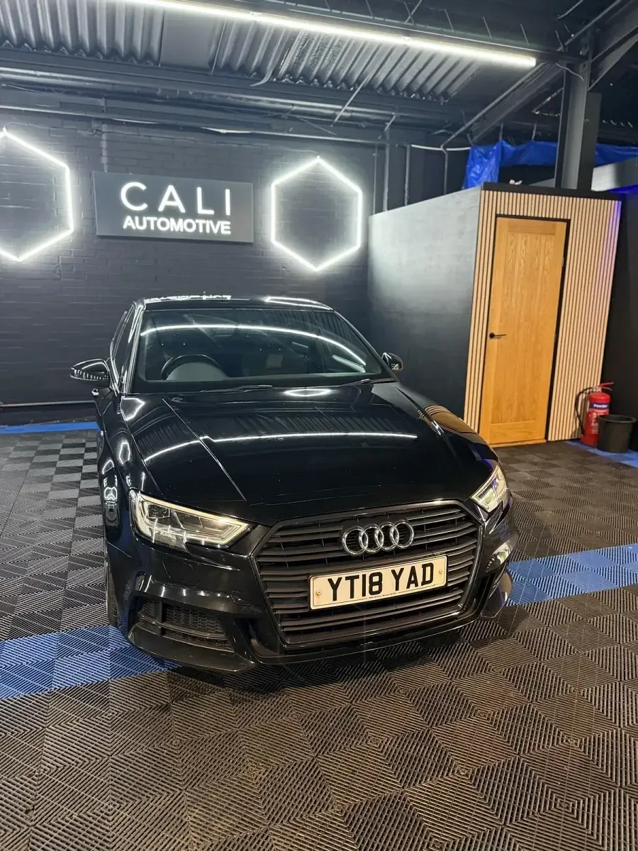 Used Audi A3 Black Edition 150 HP (110 kW) 2018 Black Sedan
