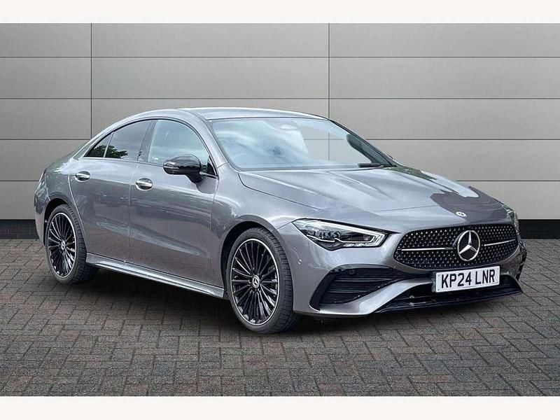 Grey Used 2024 Mercedes CLA200 AMG Line Premium Plus Coupe | £32,850 (Fair price) - Image 1/4