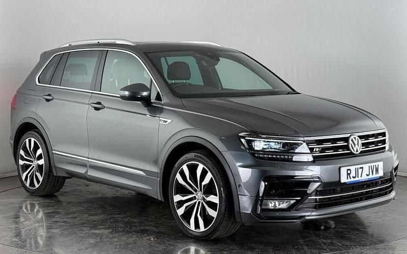 Grey Used 2017 VW Tiguan R-line SUV | £19,500 (Fair price) - Image 1/3