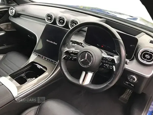 Used Mercedes C300 AMG Line Premium Plus 2022 Blue Sedan