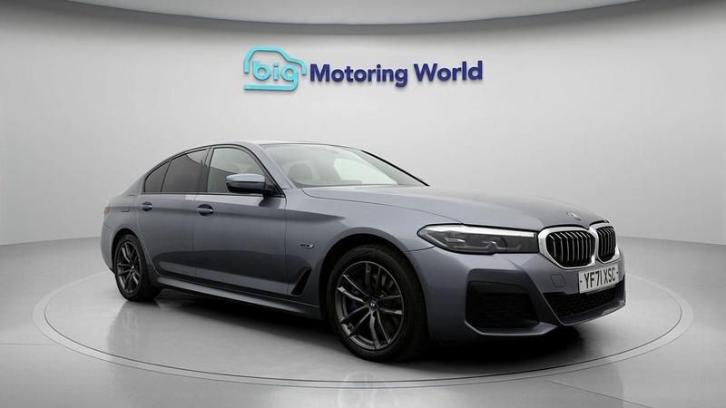 Used BMW 530e M Sport 292 HP (214 kW) 2021 Blue Sedan