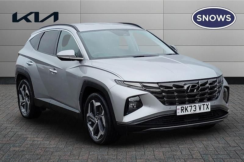 Silver Used 2023 Hyundai Tucson Premium SUV | £25,199 (Fair price) - Image 1/4