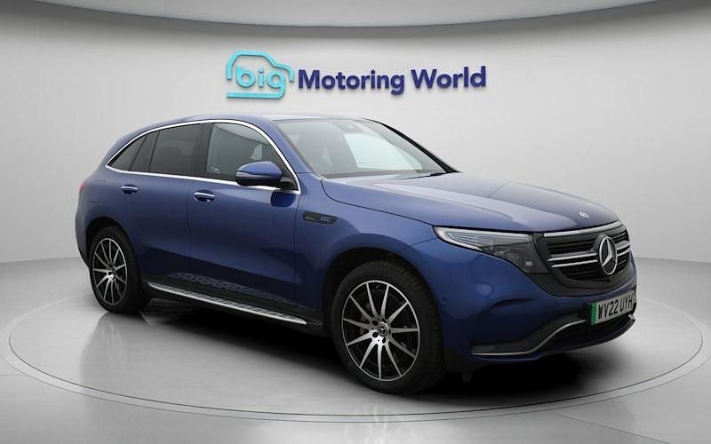 Used Mercedes EQC400 AMG line 300 kW (408 HP) 2022 Blue SUV